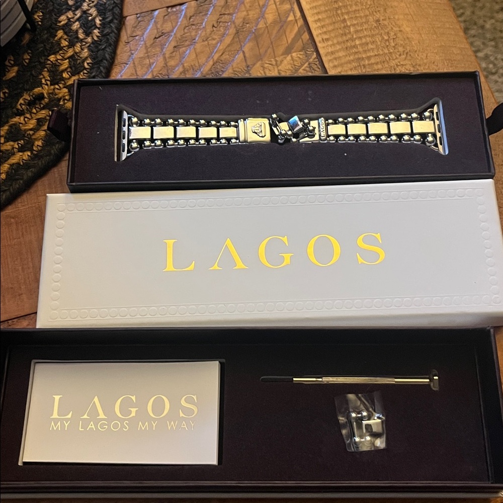LAGOS Silver Smartwatch with Beaded Bracelet - Picture 9 of 10